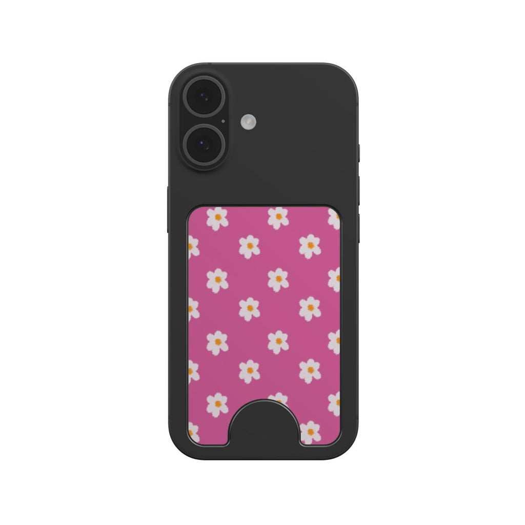 Jolly Pink flowers Magnetic wallet