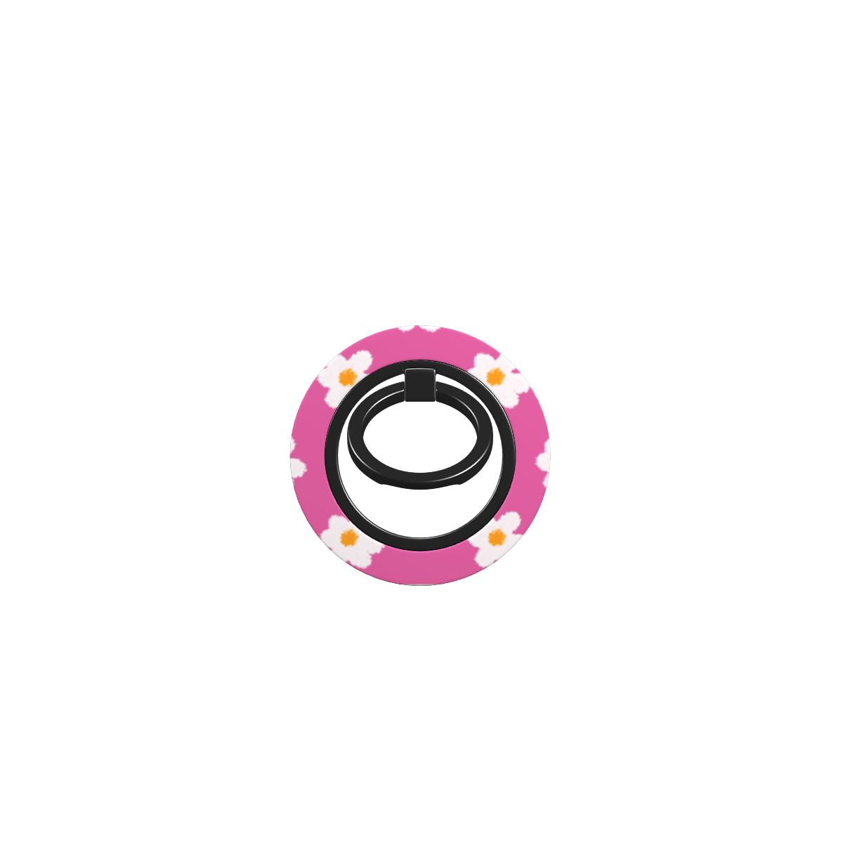 Pink Flowers Ring Holder