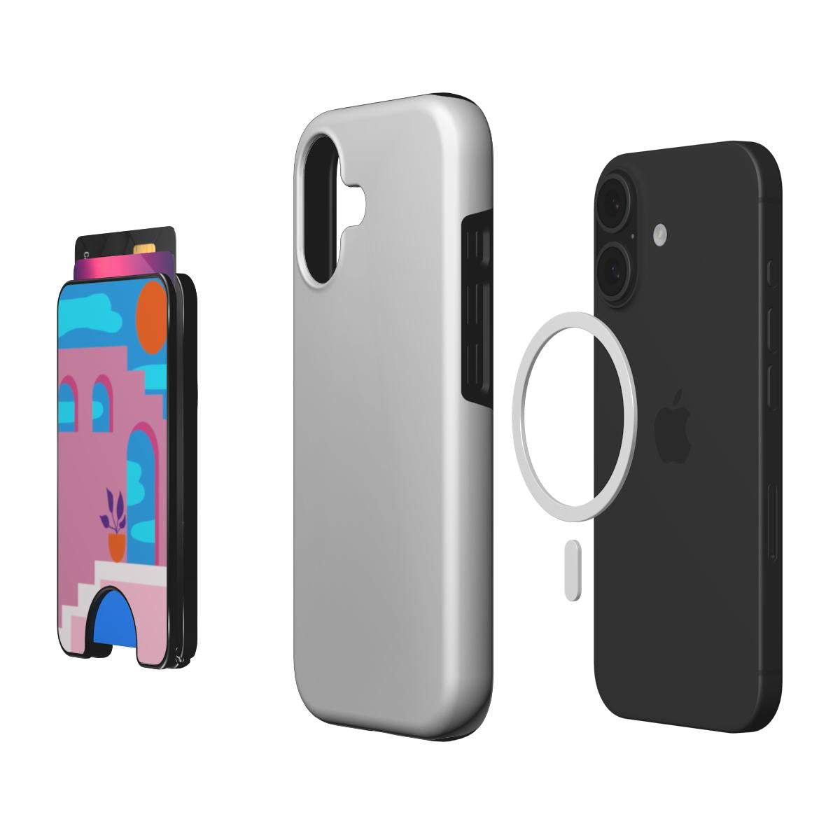 Hockney Arch Magnetic wallet