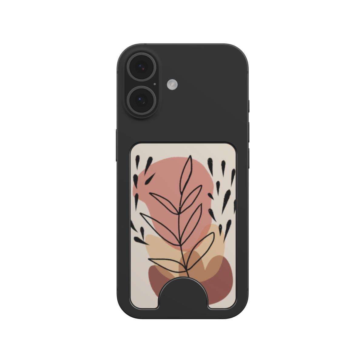Floral minimalism Magnetic wallet