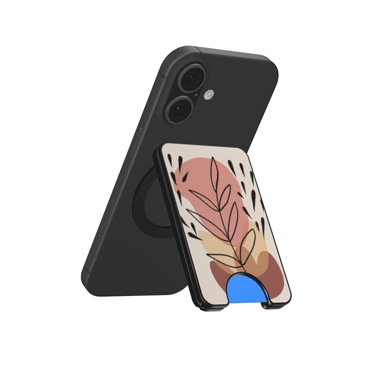 Floral minimalism Magnetic wallet