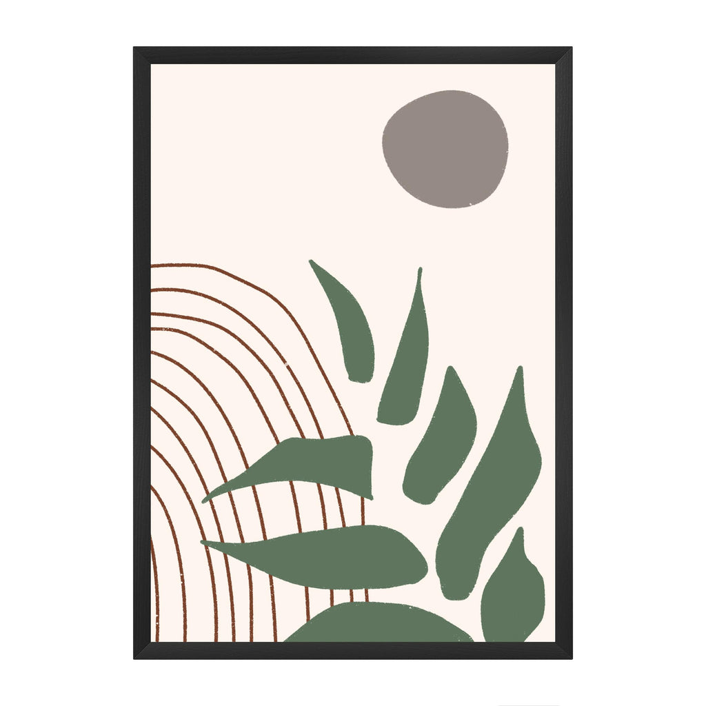 Abstract Nature Wooden Framed Fine Art Matte Poster