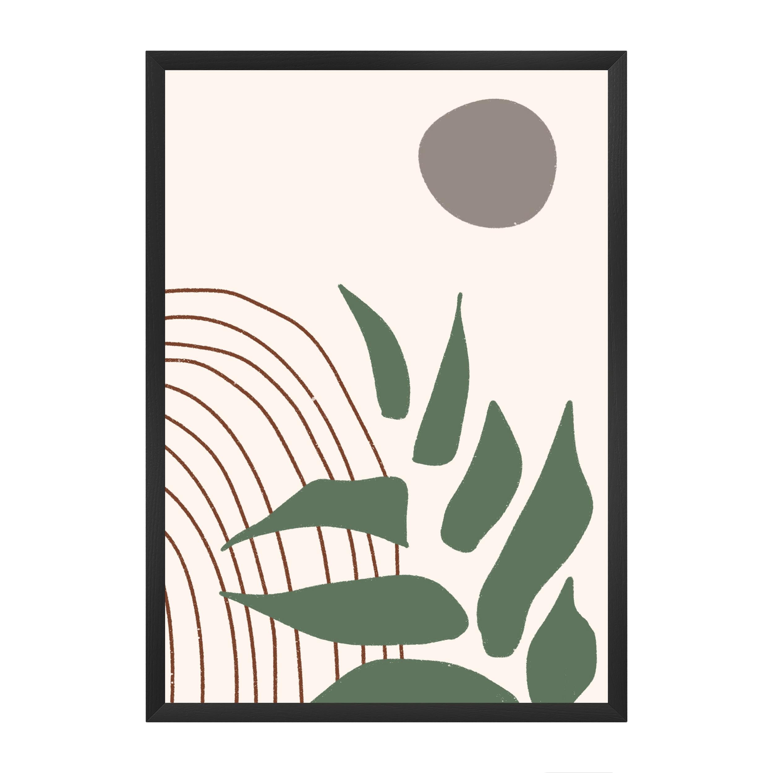 Abstract Nature Wooden Framed Fine Art Matte Poster