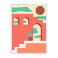 Sunset Arch Wooden Framed Premium Semi-Glossy Poster