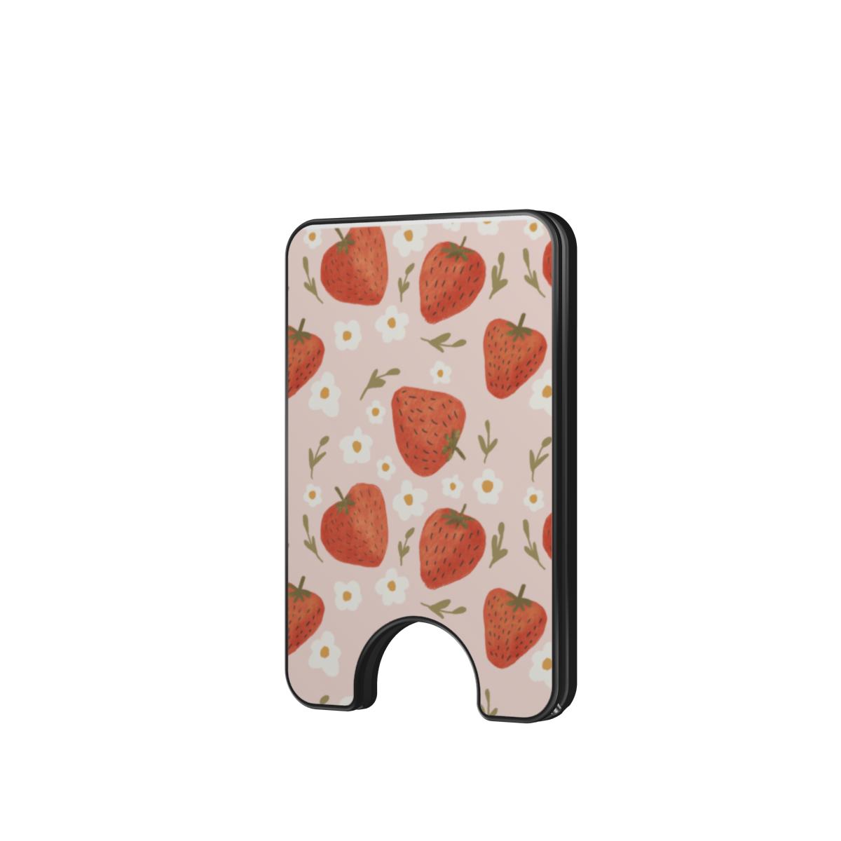Strawberries Magnetic wallet