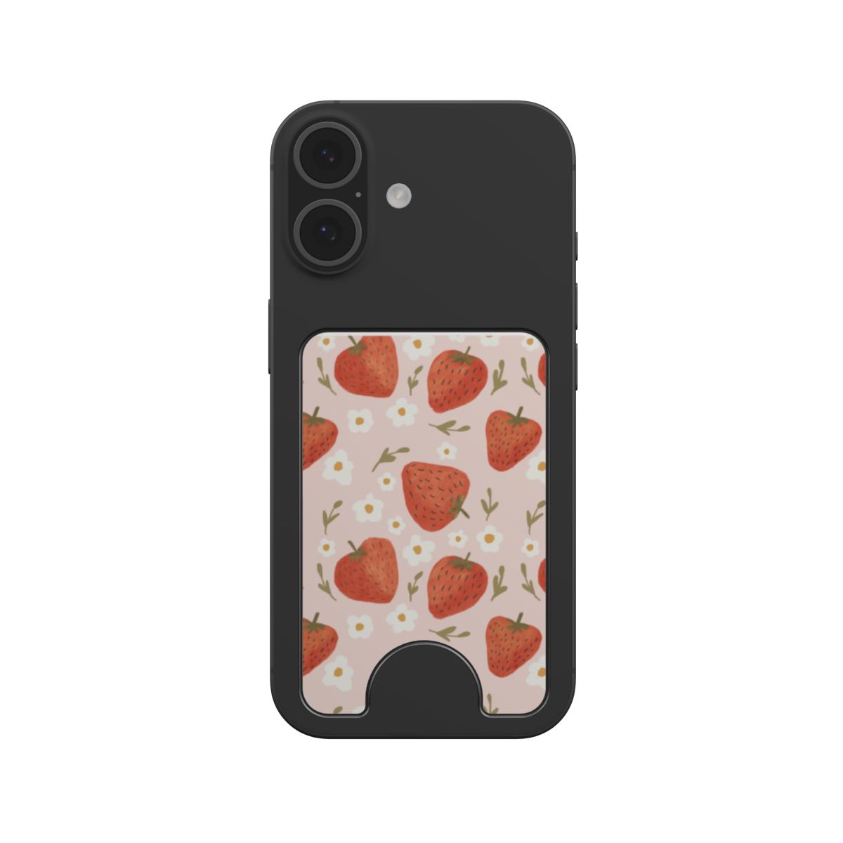 Strawberries Magnetic wallet