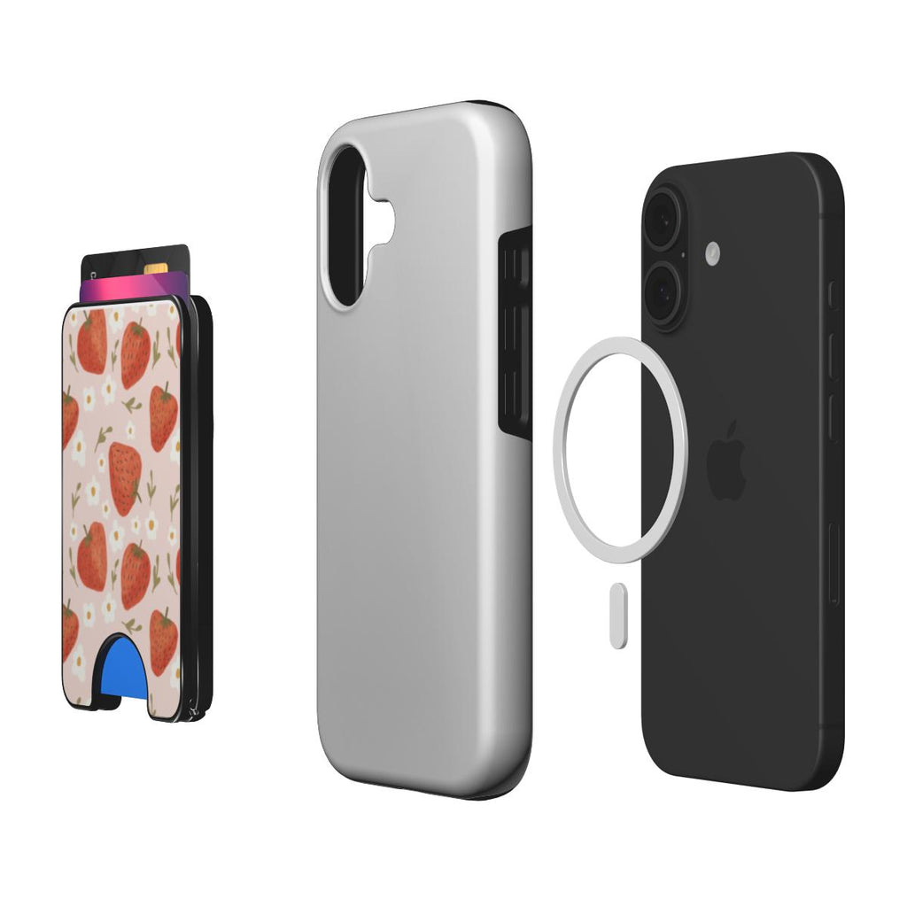 Strawberries Magnetic wallet